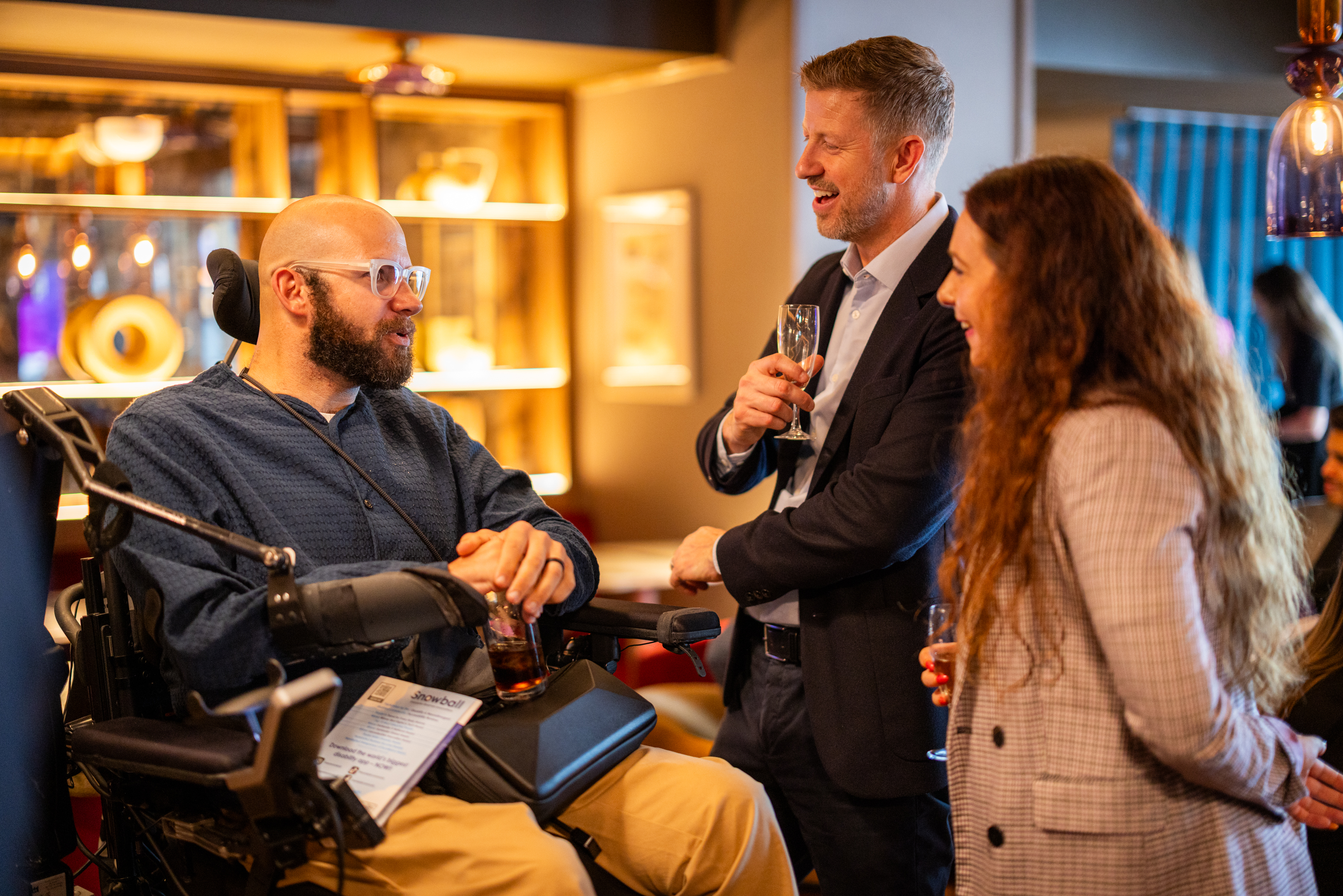 Talking to a wheelchair user